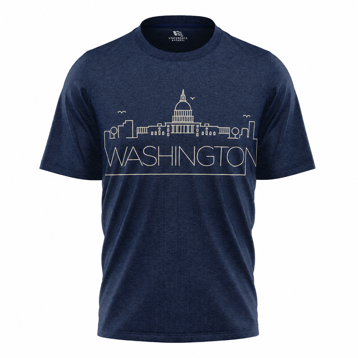 Washington DC Skyline T-Shirt | Minimalist Line Art Capital Tee