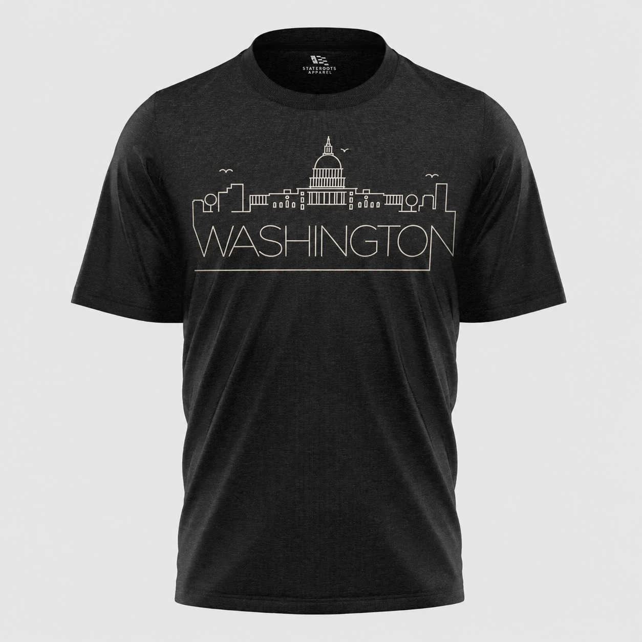 Washington DC Skyline T-Shirt | Minimalist Line Art Capital Tee
