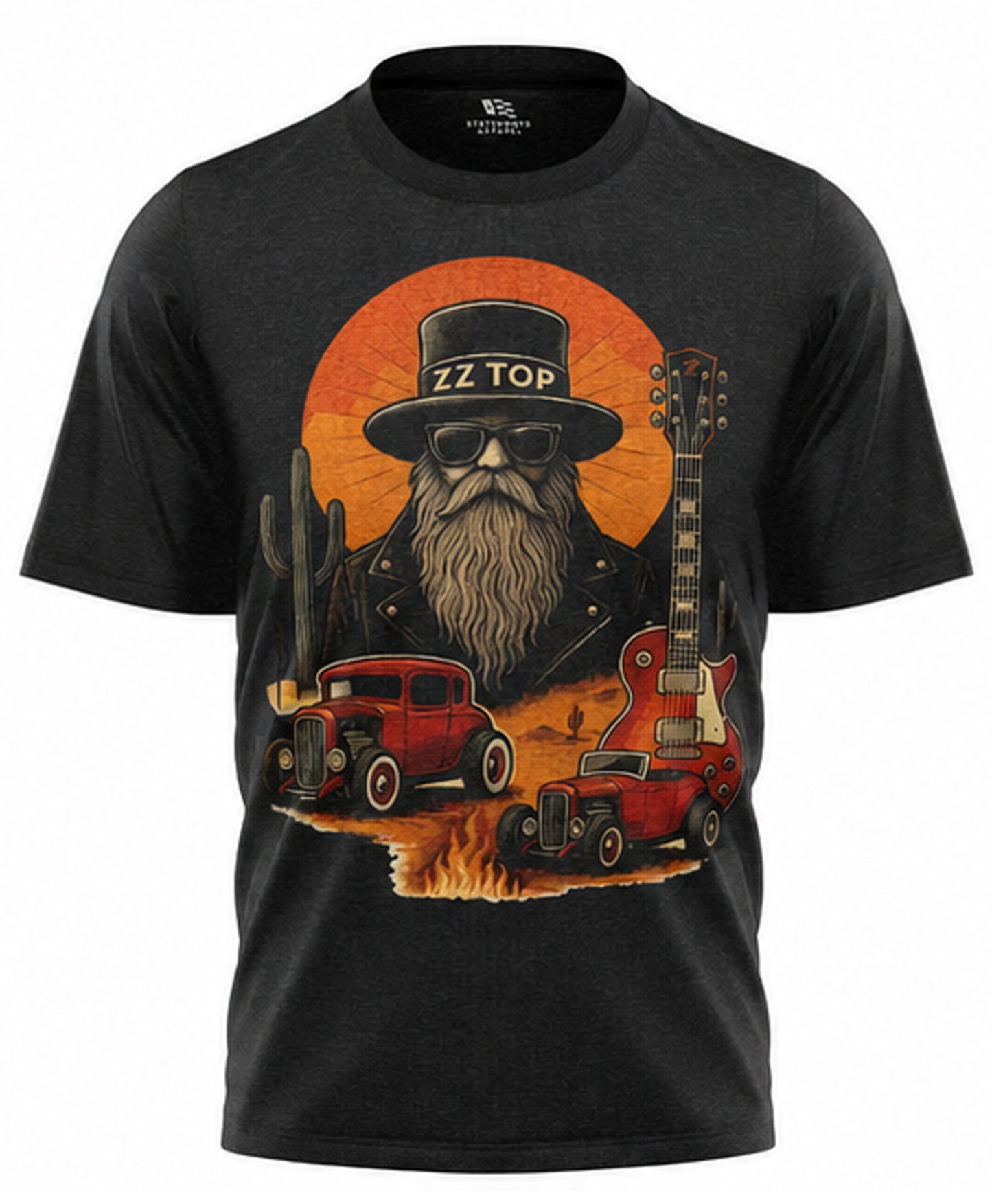 ZZ Top Texas T-Shirt | Vintage Rock Band Hot Rod Concert Tee