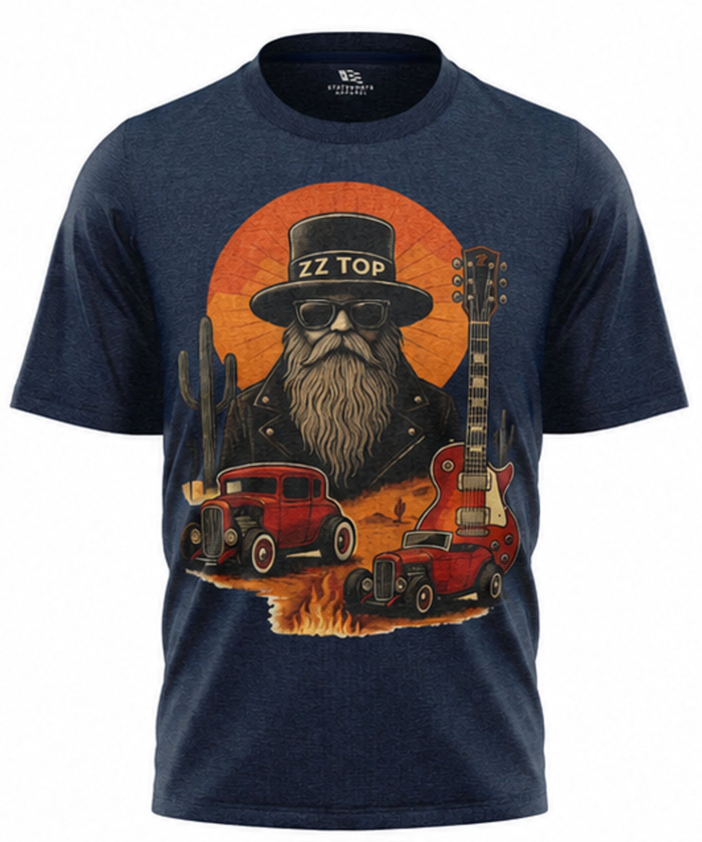 ZZ Top Texas T-Shirt | Vintage Rock Band Hot Rod Concert Tee