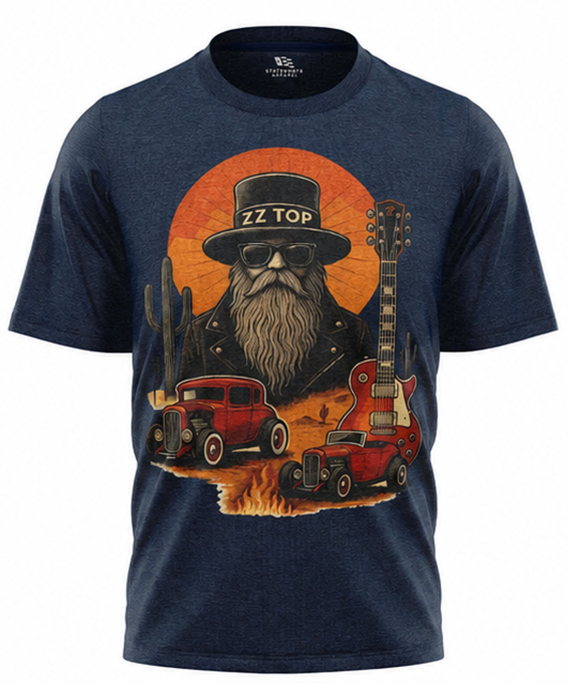 ZZ Top Texas T-Shirt | Vintage Rock Band Hot Rod Concert Tee