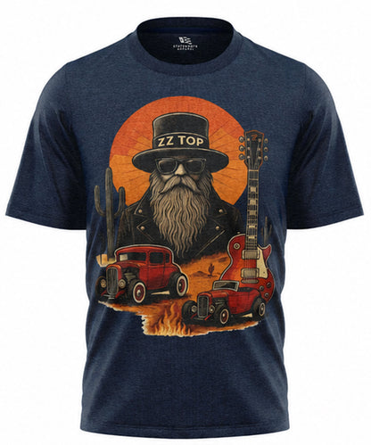 ZZ Top Texas T-Shirt | Vintage Rock Band Hot Rod Concert Tee