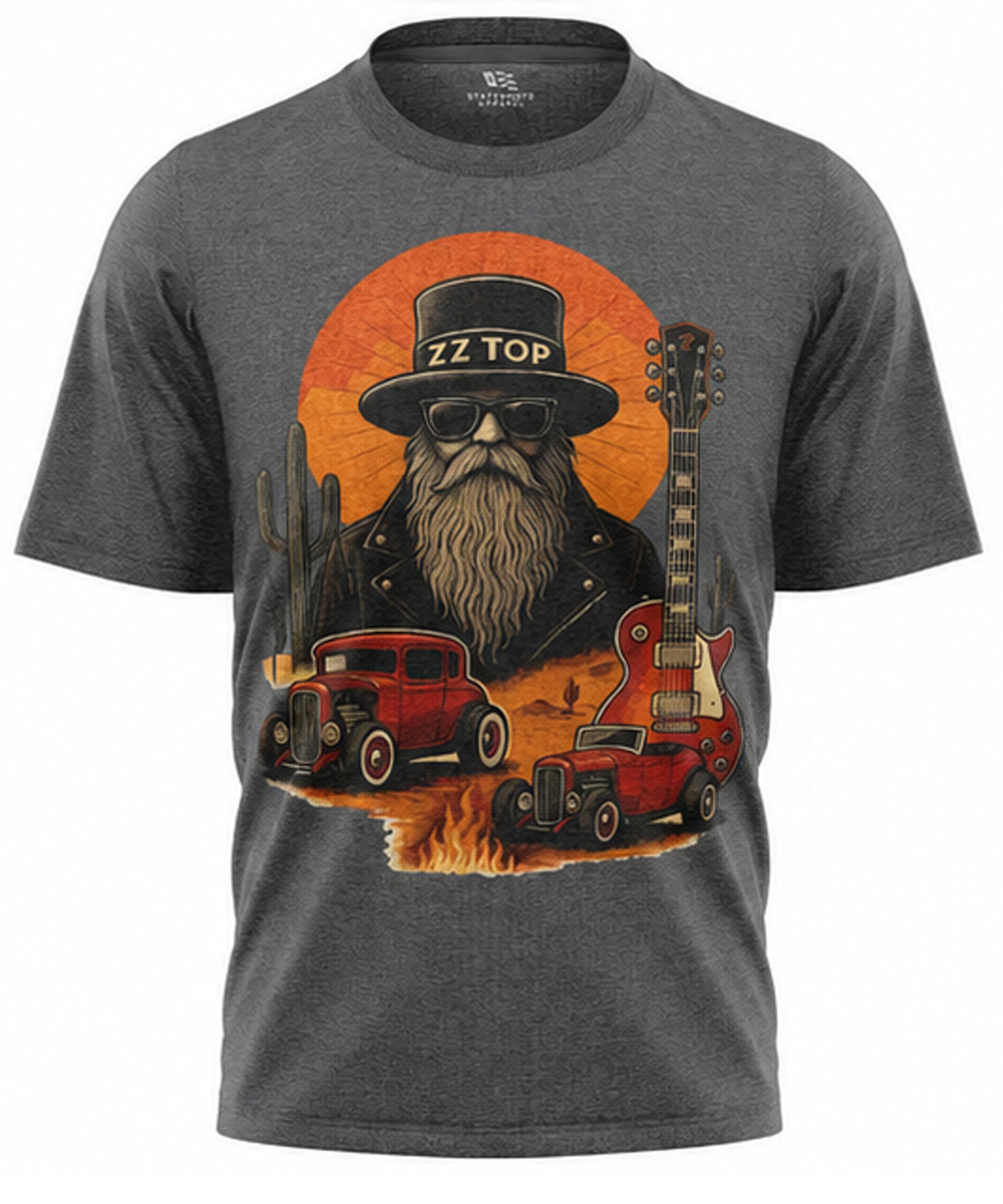 ZZ Top Texas T-Shirt | Vintage Rock Band Hot Rod Concert Tee