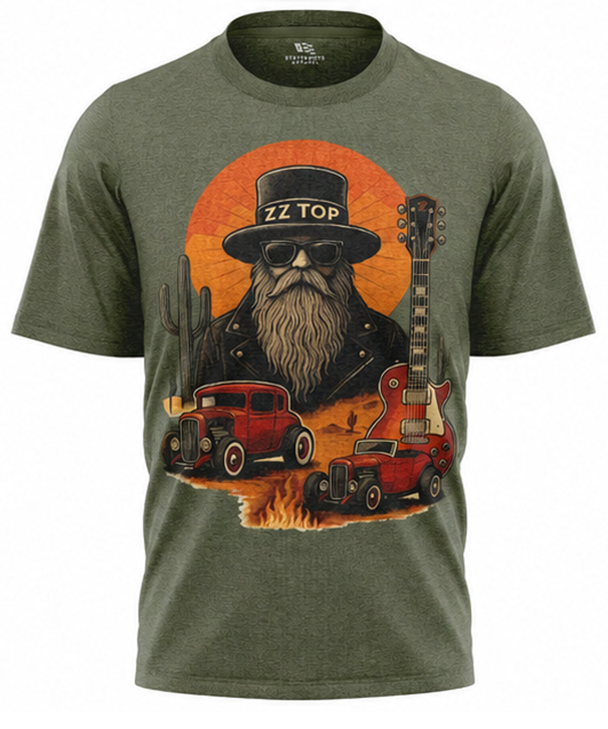 ZZ Top Texas T-Shirt | Vintage Rock Band Hot Rod Concert Tee